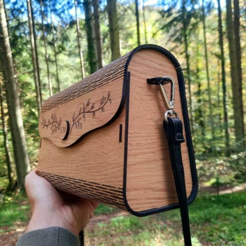 Laser Cut Wooden Clutch | Wooden Bag, Purse, Handbag | Laser Cut Bag | SVG & DXF Download