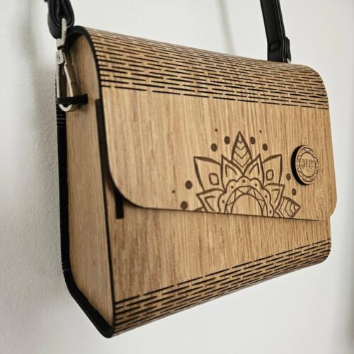Laser Cut Mandala Wooden Bag SVG & DXF Files
