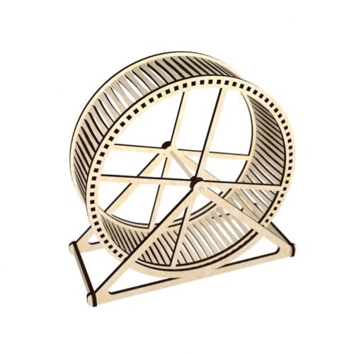 Laser cut hamster wheel 3 4 mm 1/8 inch Pattern Vector for Laser Cutting CNC svg template laser cut pattern vector model vector plan