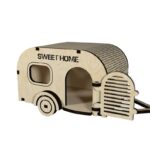 Laser Cut Hamster Cage Trailer House 3 4 mm 1/8 inch Pattern Vector for Laser Cutting CNC svg vector plan