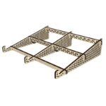 Laser cut laptop stand SVG vector file for cnc for 4 and 5 mm materials plywood mdf acrilic dxf svg dwg cdr 11 included