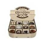 Laser cut Candy box for handmade chocolate candy dxf svg cdr dwg vector file laser cut plan 3, 3.1, 4 mm and 1/8 inch laser cut file