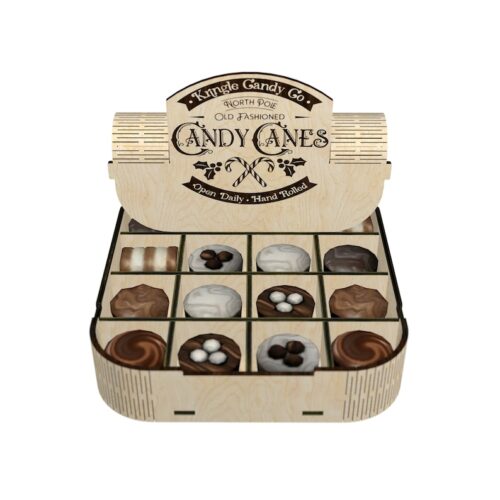 Laser cut Candy box for handmade chocolate candy dxf svg cdr dwg vector file laser cut plan 3, 3.1, 4 mm and 1/8 inch laser cut file