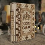 Laser Cut Gift box for 3mm, 4 mm and 1/8 inch thick material DXF and SVG vector files internal size A5