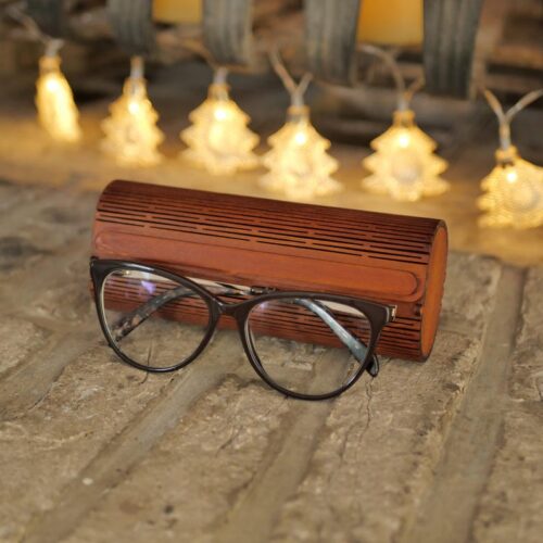 Laser cut wooden glasses case digital model for cnc laser cutting machine 3 mm playwood or mdf svg dxf cdr 11 vector