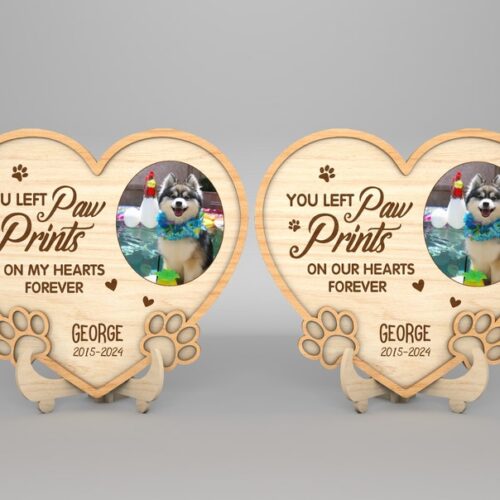 Laser Cut Personalized Custom Pet Loss Sign SVG, Dog Memorial Sign svg, Loss Of Dog svg, Pet Memorial Gifts svg, Glowforge svg files