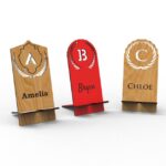 Laser Cut 3 Different Designs Custom Phone Holder Stands SVG and DXF Files - Easy Assembly & Stylish Display - DIY Phone Stand