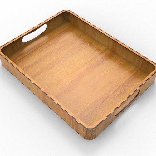 Laser Cut Rounded Serving Tray Svg And Dxf Files - 3 Different Sizes - Rounded Tray