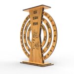 Laser Cut Perpetual Calendar, Calendar Digital File, Ornament Designed Calender Ai, Pdf, Eps, Dxf, Svg, Cdr File, For Acyrilic And Wood Cut