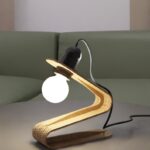 Laser Cut Table Lamp Plywood Mood Lamp 3 mm Digital Download DXF SVG Files